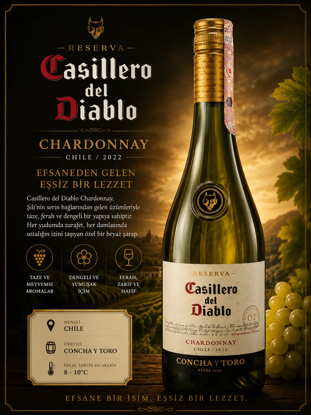 Casillero del Diablo CHARDONNAY RESERVA — Anatolya Experience