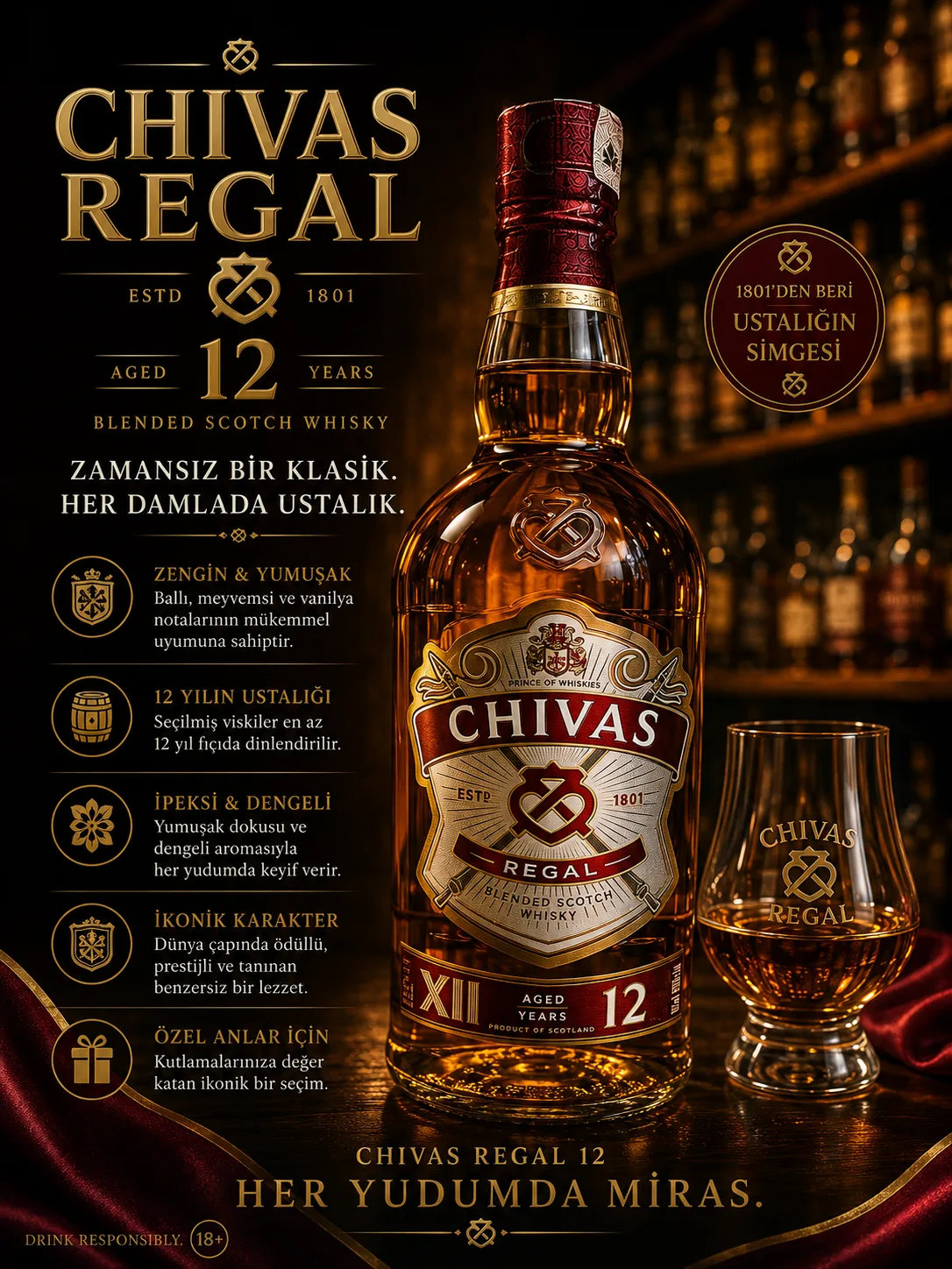 CHİVAS REGAL 12 - 100cl CHİVAS REGAL — Anatolya Experience