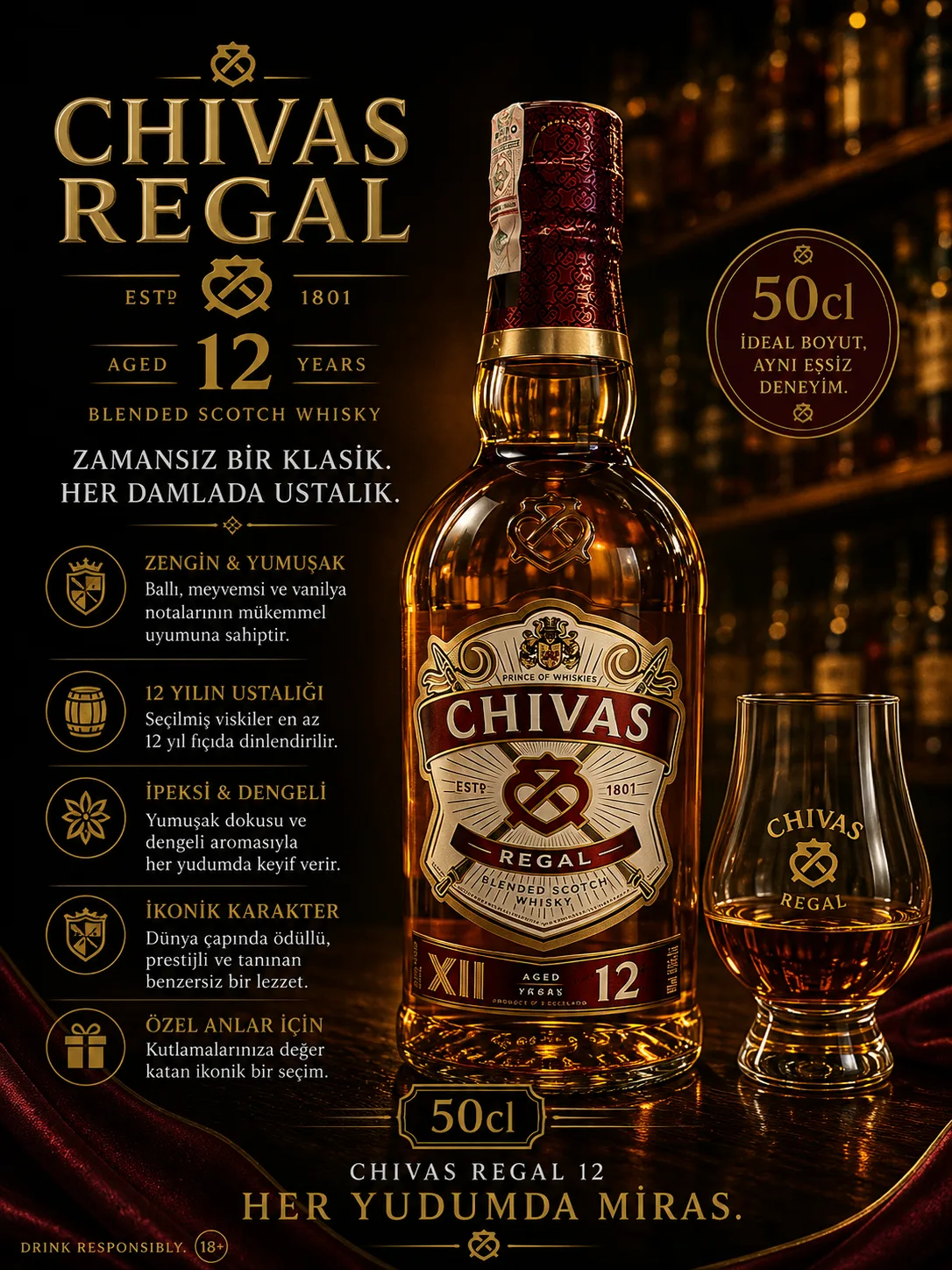 CHİVAS REGAL 12 - 50CL CHİVAS REGAL — Anatolya Experience