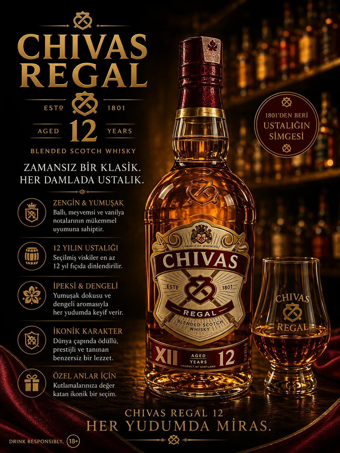 CHİVAS REGAL 12 - 70CL CHİVAS REGAL — Anatolya Experience