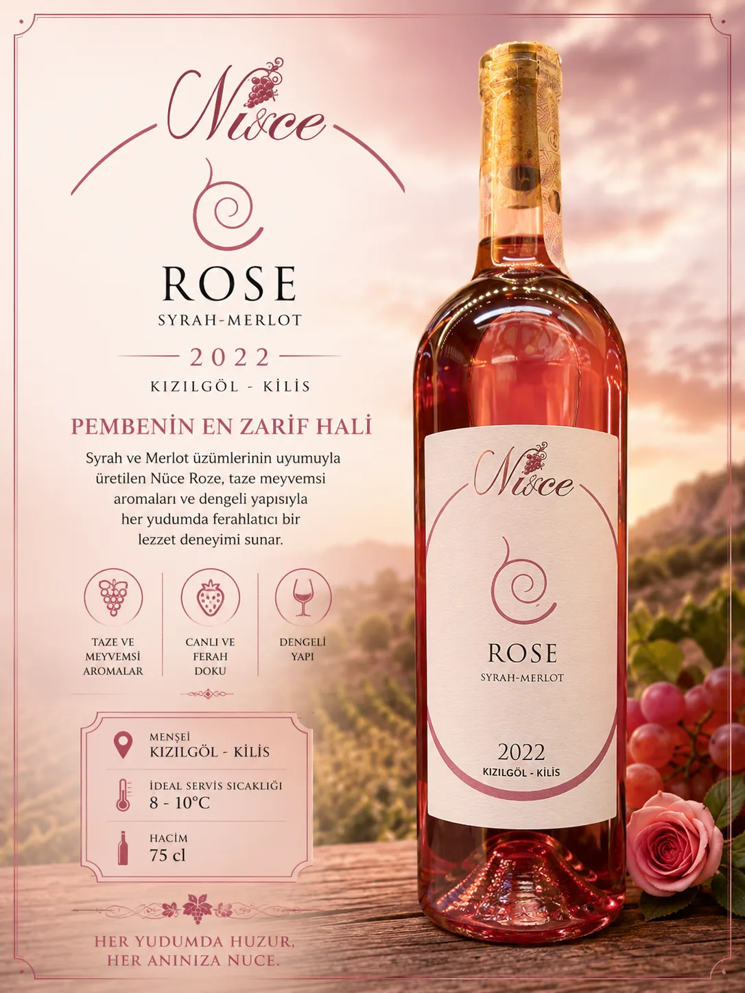 NİCE ROSE NİCE ŞARAPLARI — Anatolya Experience