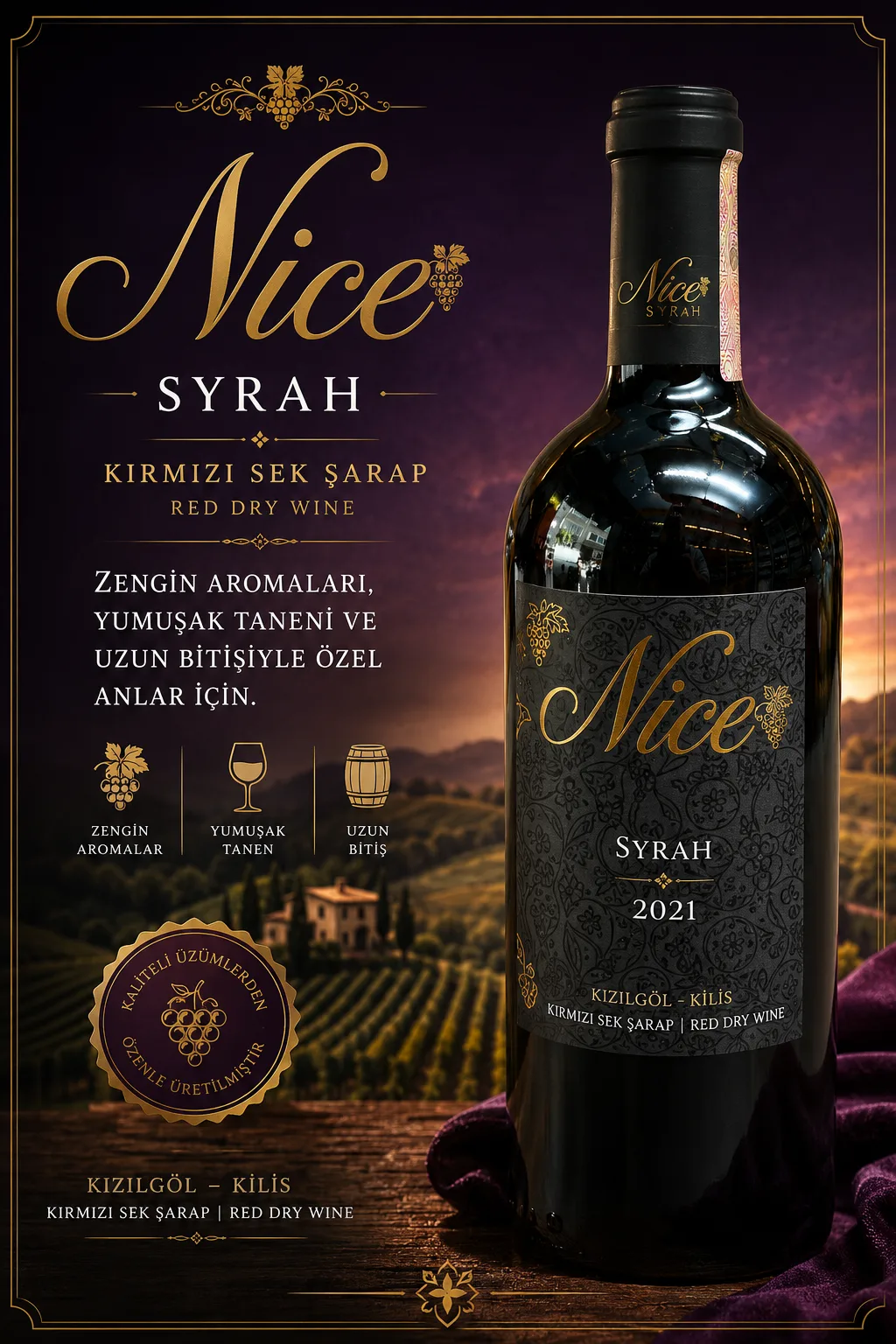 NİCE - SYRAH NİCE — Anatolya Experience