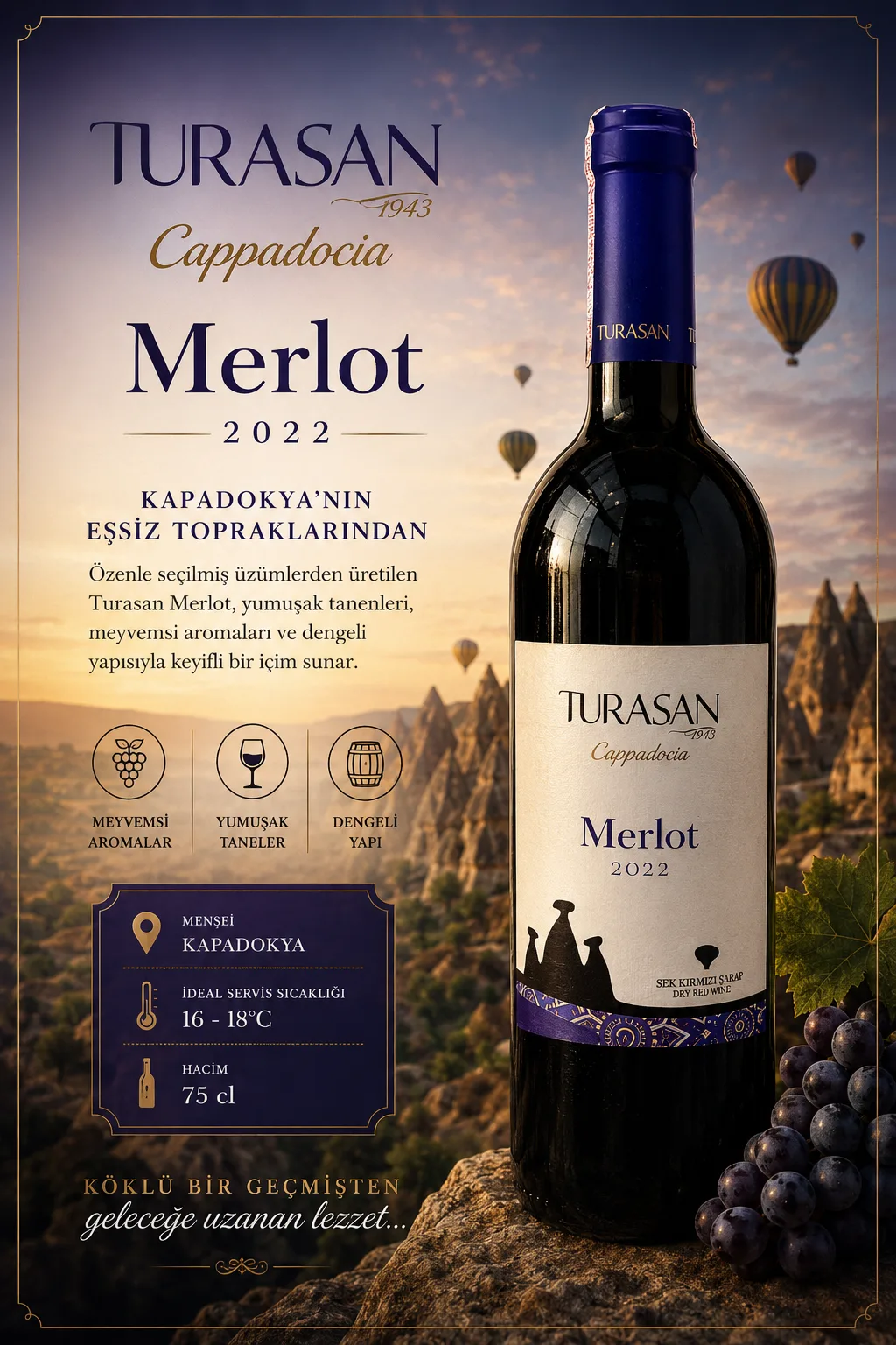 TURASAN MERLOT TURASAN  Cappadocia — Anatolya Experience